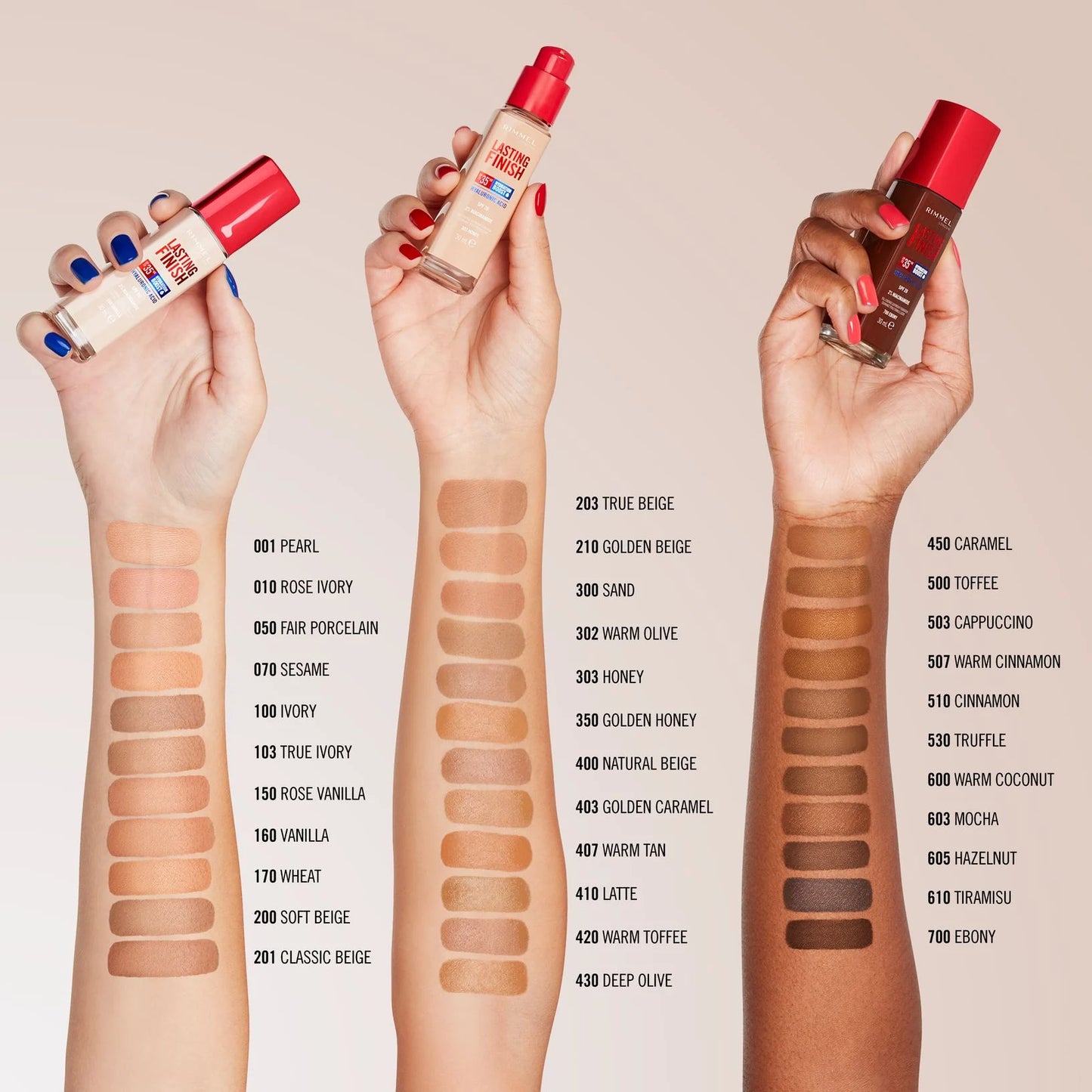 Rimmel LF Foundation With Hyaluronic Acid 100 Ivory