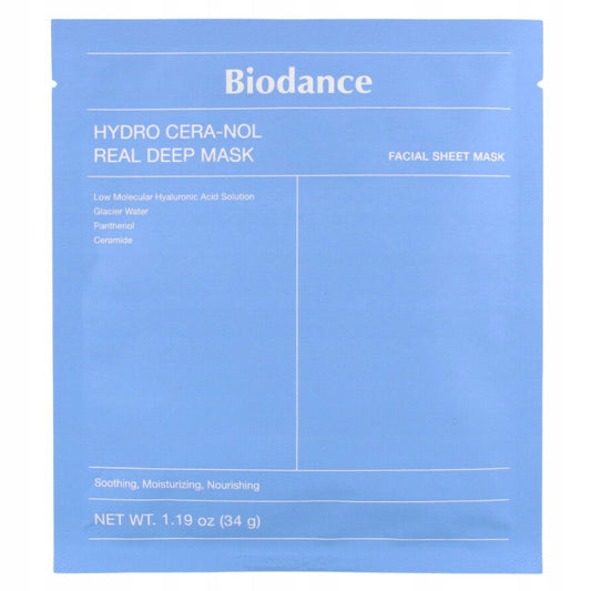 BIODANCE HYDRO CERA-NOL REAL DEEP FACE MASK 34G