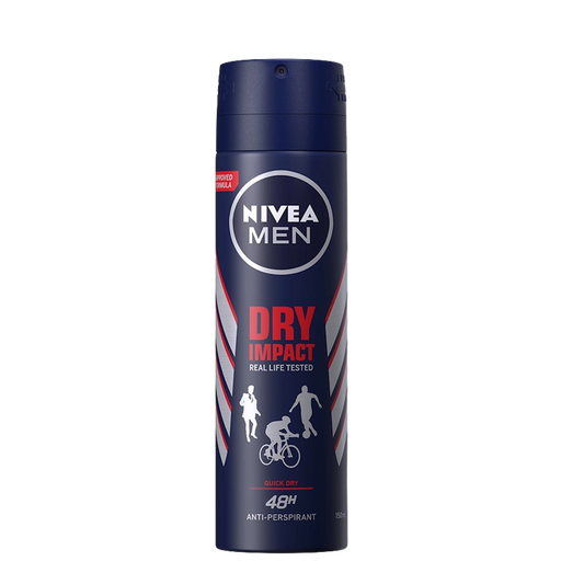 Nivea For Men Dry Impact Antiperspirant Deodorant 150ml