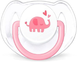 Avent Soother 6-18M Pink Elephants 2PK