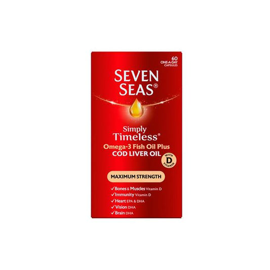 Seven Seas Pure Cod Liver Oil Maximum Strength