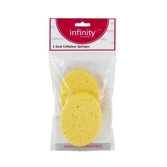 Infinity Oval Cellulose Sponges 2pc