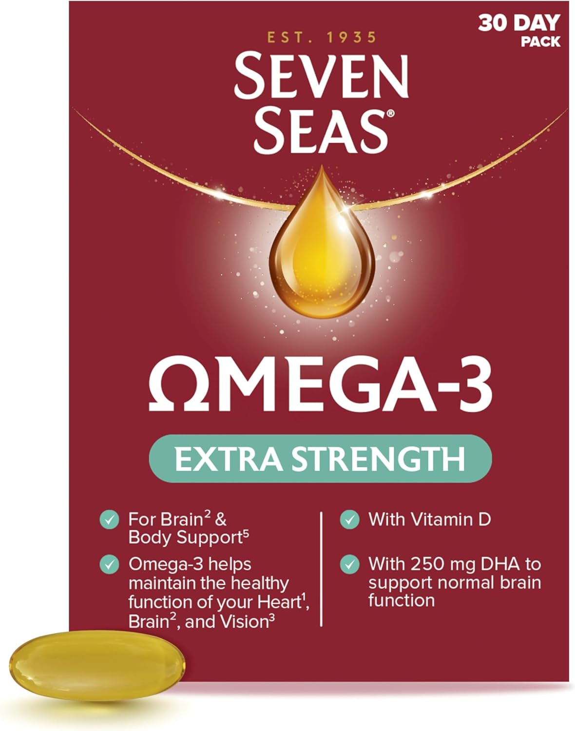 Seven Seas Omega 3 Extra Strength 30pk