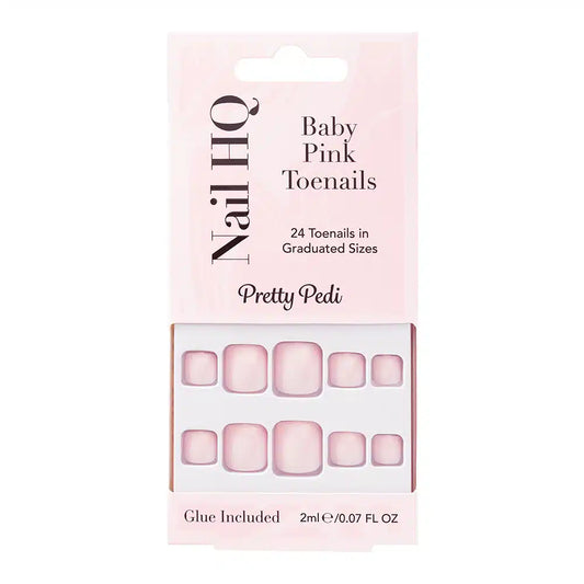 Nail HQ Faux Toenails Baby Pink