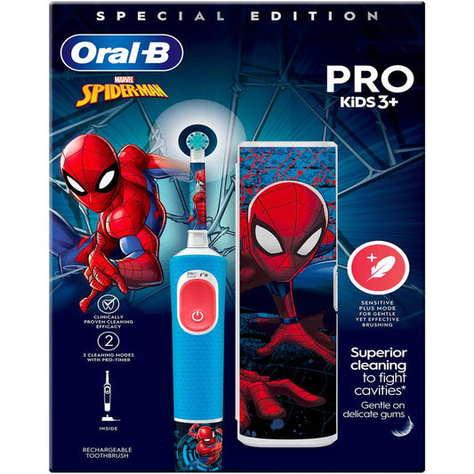 Oral B Kids Vitality Pro Spiderman Gift Set