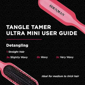 Denman Tangle Tamer D90 Brush Pink