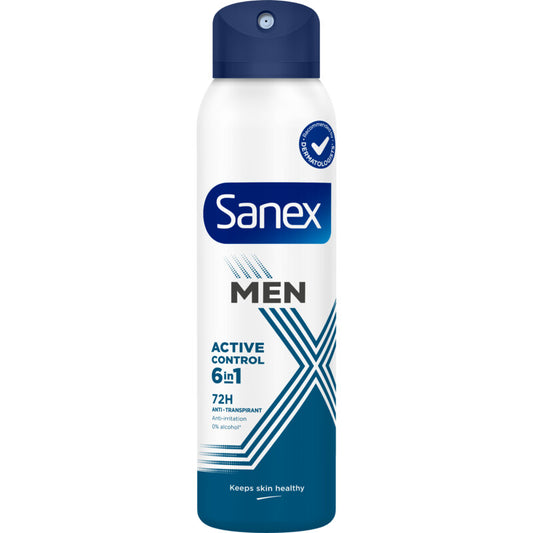 Sanex Men Active Control 72h Antiperspirant Spray Deodorant 200ml
