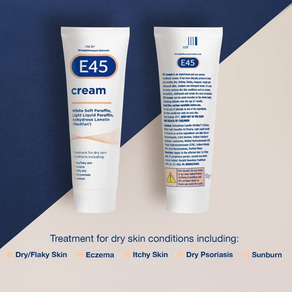 E45 Cream 50g Tube