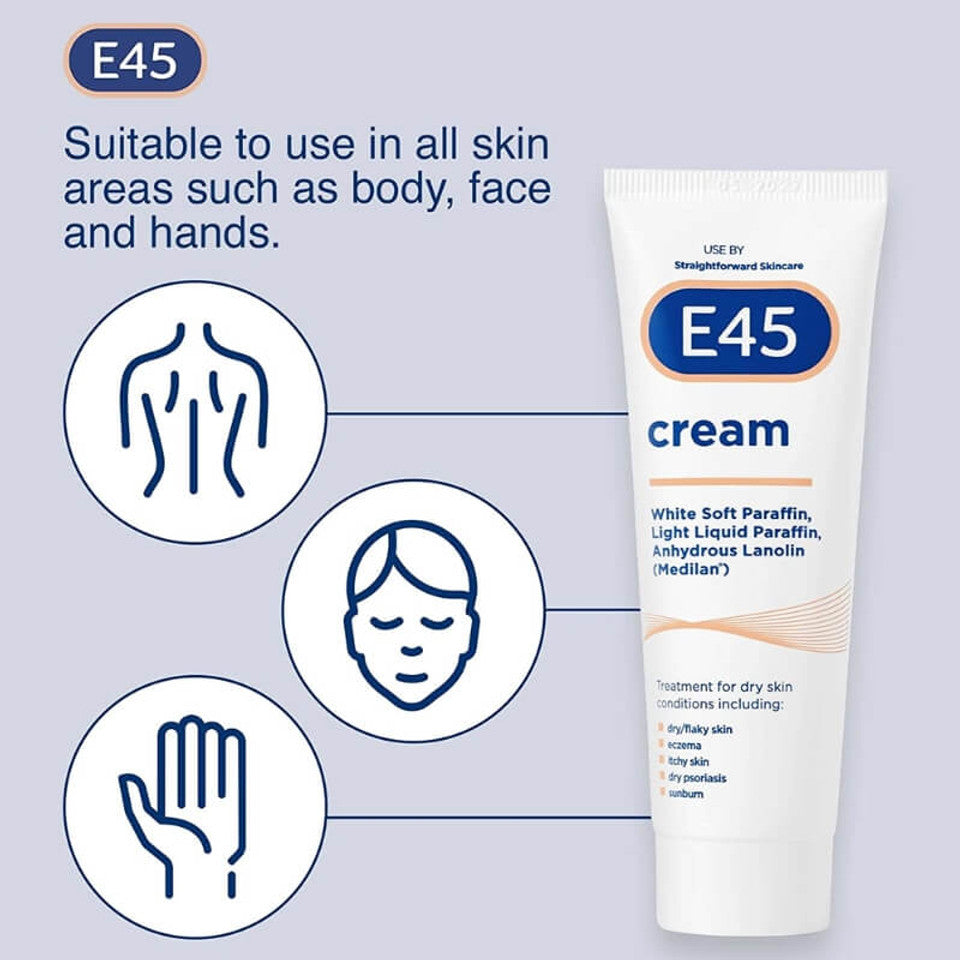 E45 Cream 50g Tube