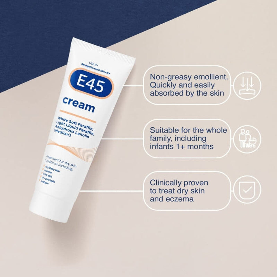 E45 Cream 50g Tube