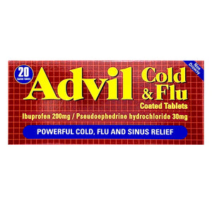 Advil Cold And Flu 20 Tablets