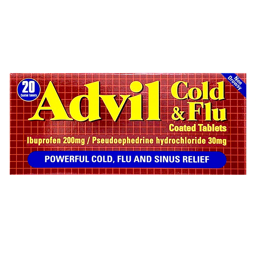 Advil Cold And Flu 20 Tablets