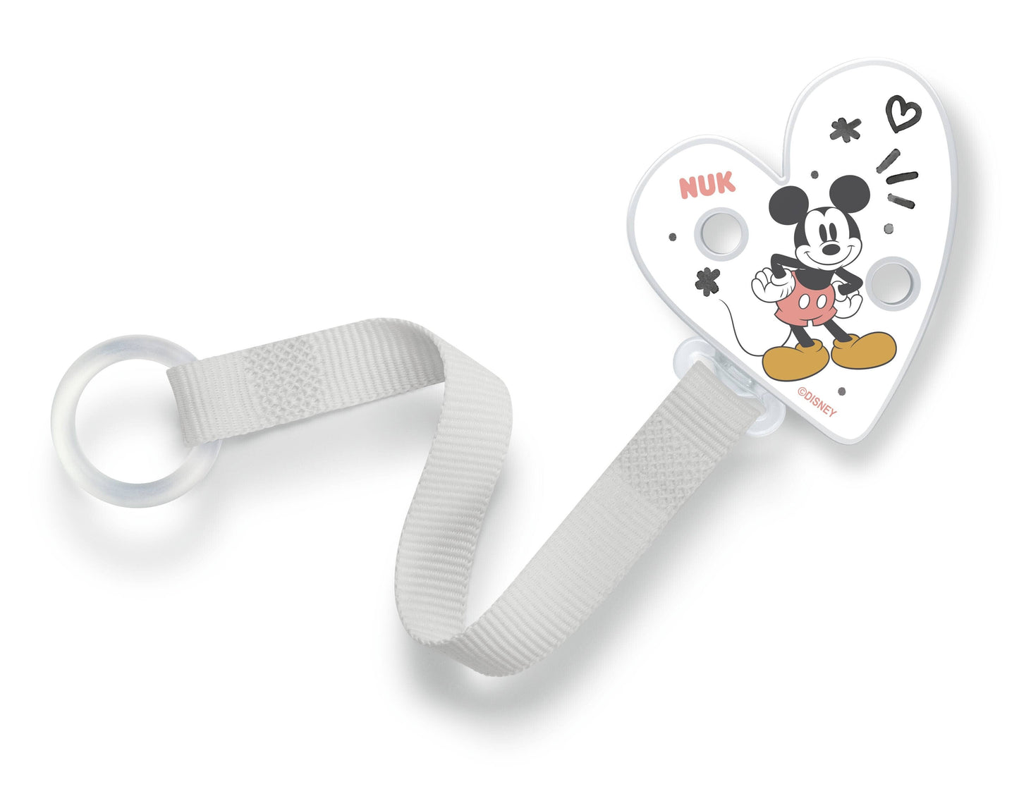 Nuk Disney Mickey Mouse Soother Band & Clip