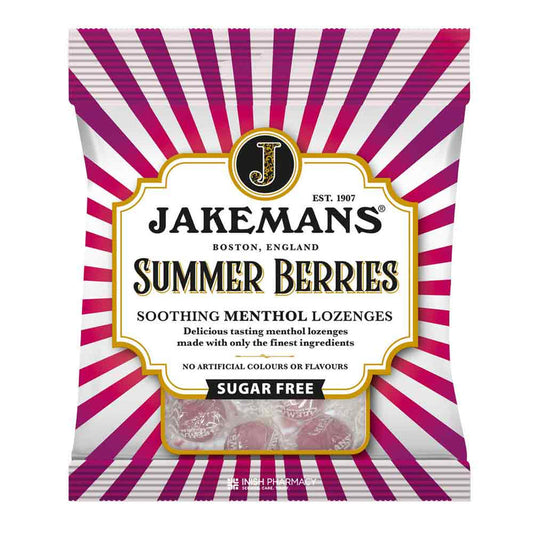 Jakemans Summer Berries sugar Free Lozenges 50g