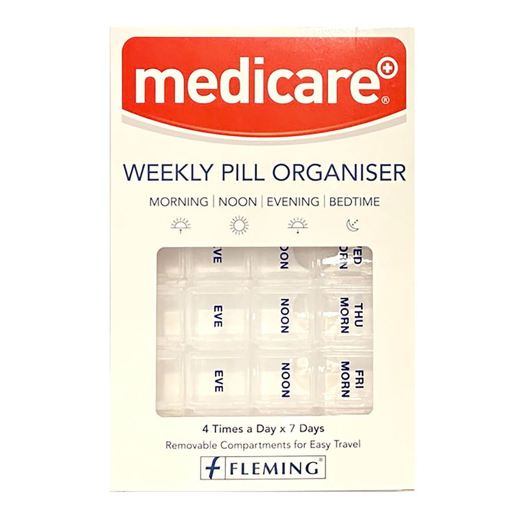 Medicare Weekly Pill Organiser 4 Times a Day x 7 Days