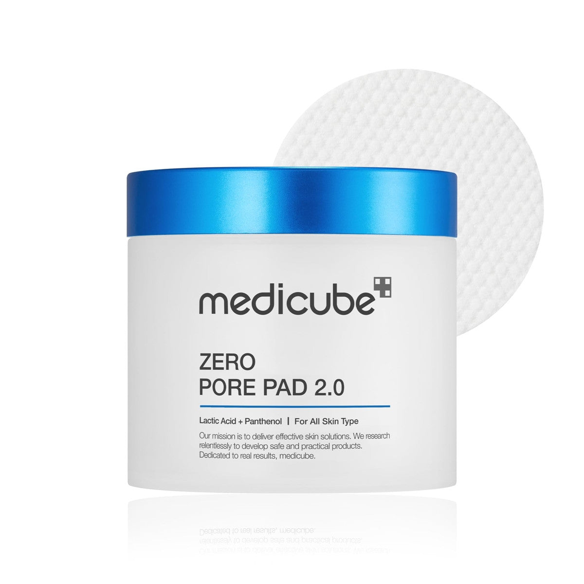 Medicube Zero Pore Pad 2.0 with a white pad on a white background