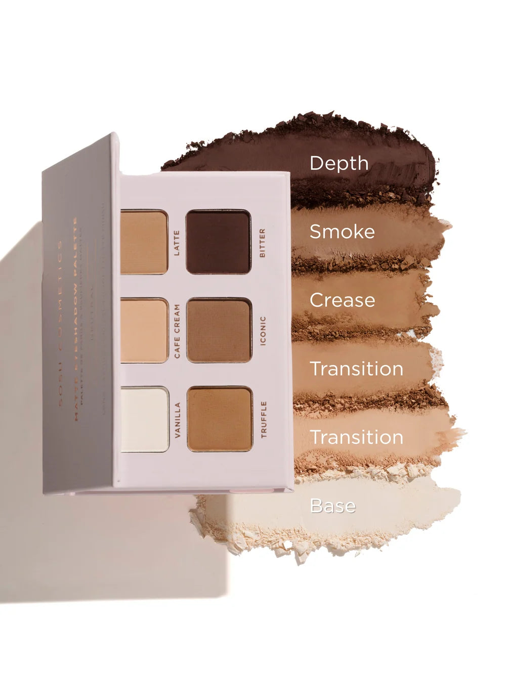 Sosu Matte Eyeshadow Palette Neutral