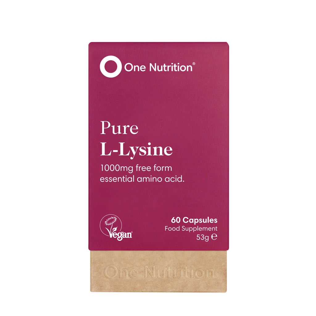 One Nutrition Pure L-Lysine Capsules 60pk