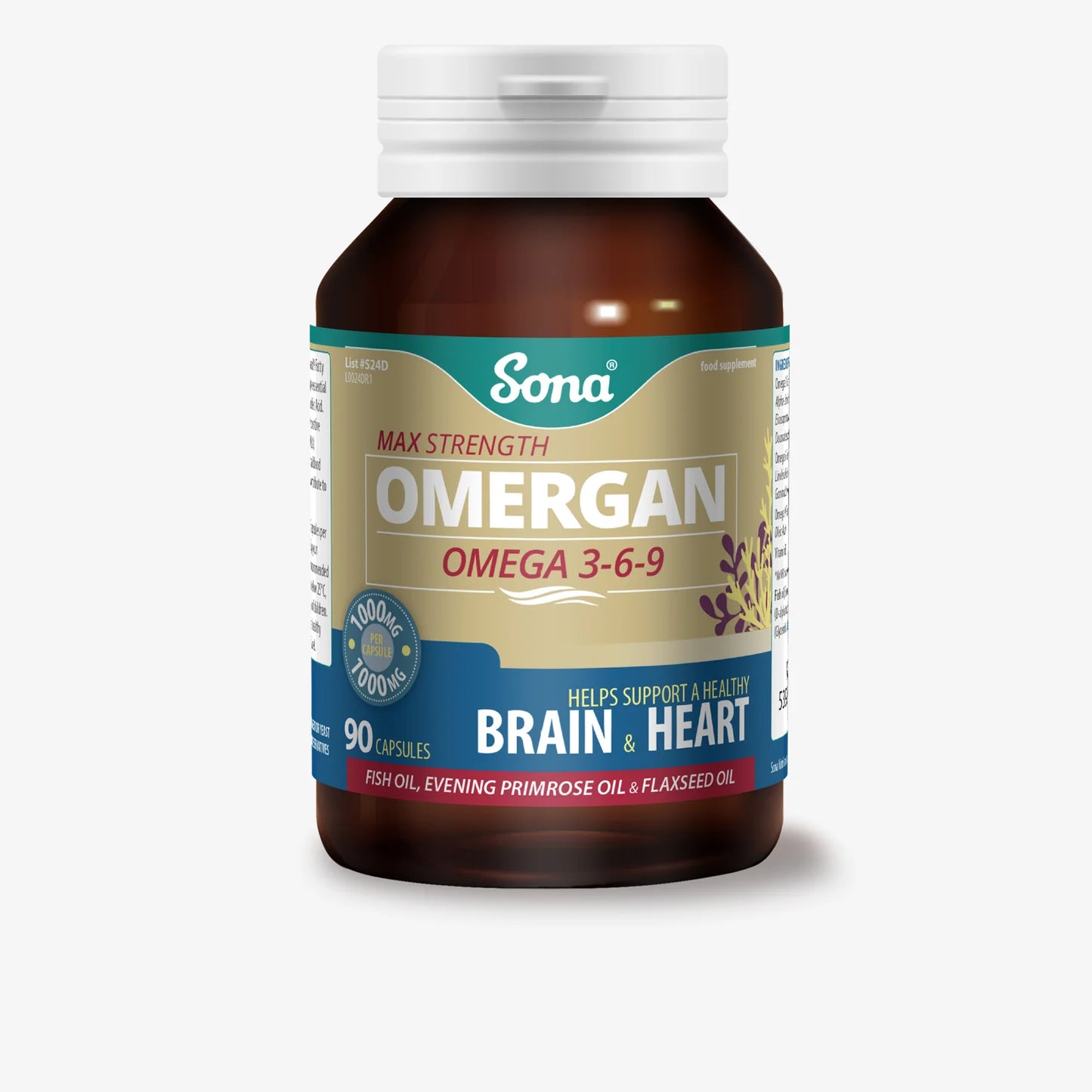 Sona Omergan 3,6,9 1000mg 90caps