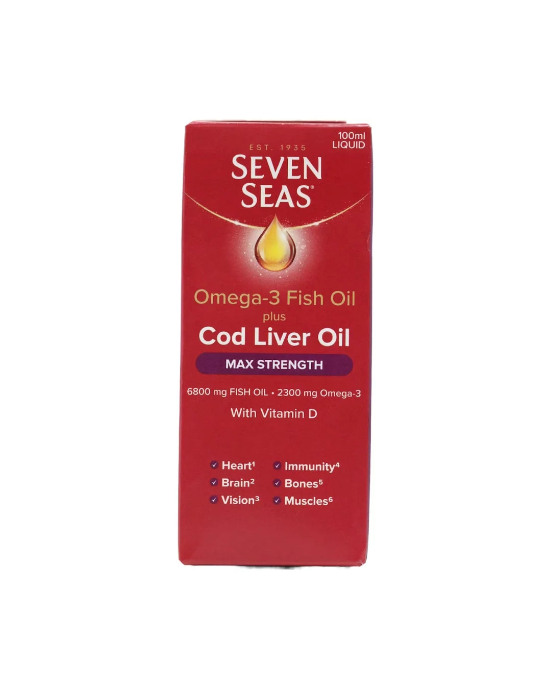 Seven Seas Cod Liver Oil Max Strength 100ml