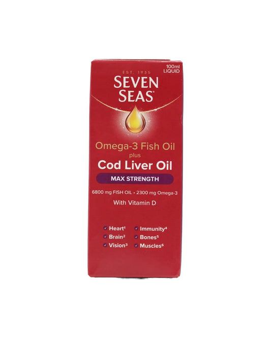 Seven Seas Cod Liver Oil Max Strength 100ml