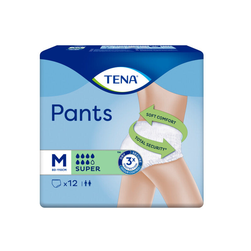 Tena Pants Super Medium 12pk