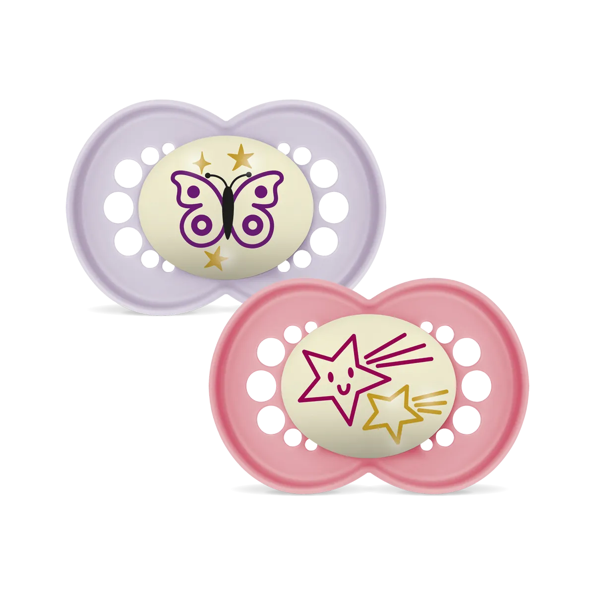 MAM Original Night Soother 6+ months 2pk
