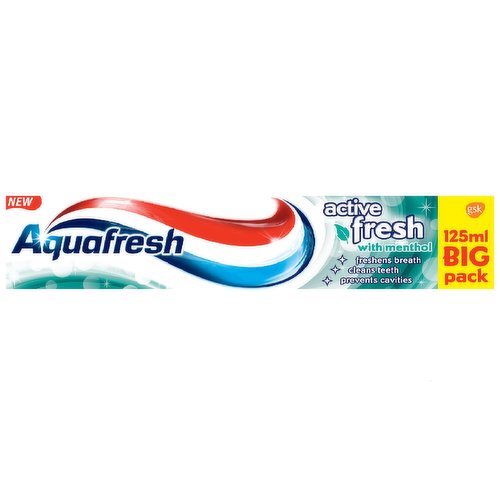 Aquafresh Active Fresh Menthol Toothpaste 125ml