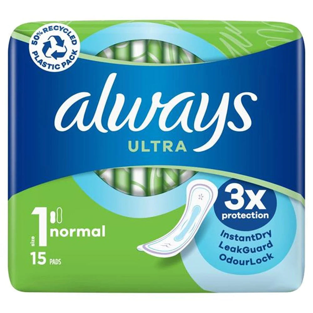 Always Ultra Pads Normal Size 15