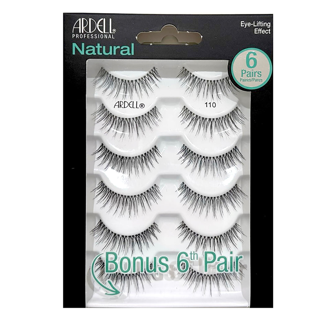 Ardell 110 Natural Lashes 5 Pairs + 1 Free