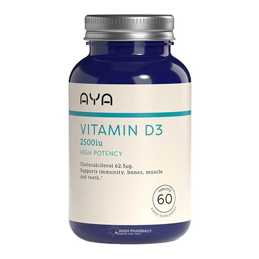 Aya Vitamin D3 2500IU Tablets 50pk