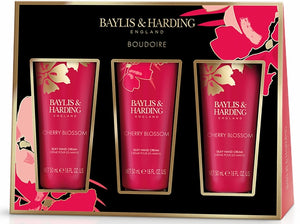 Baylis and Harding Hand Cream 3pc Set Cherry Blossom