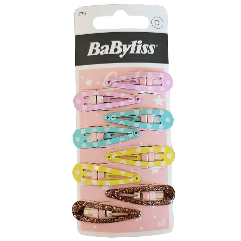 Babyliss Kids Hair Clips 8pk