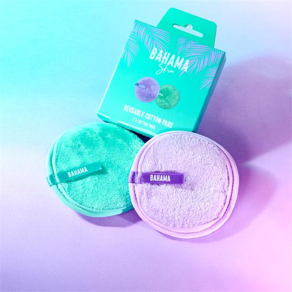Bahama Skin Reusable Cotton Pads x2