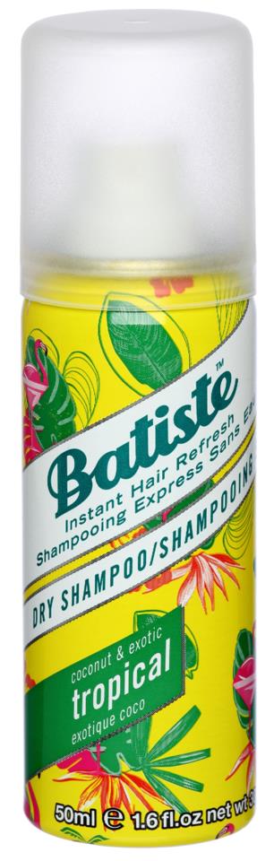 Batiste Tropical Travel Dry Shampoo 50ml