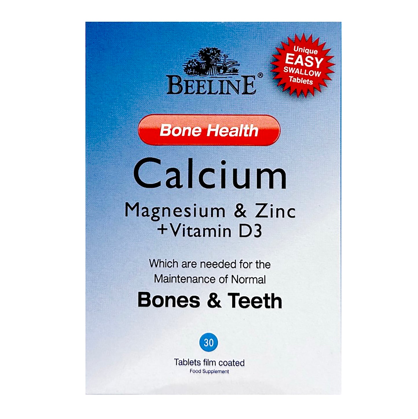 Calcium and Magnesium and Zinc plus Vitamin D3 30 Tabs