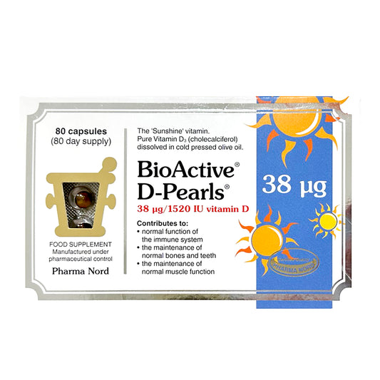Pharma Nord BioActive Vitamin D Pearls 38ug 80 capsules