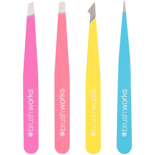 Brushworks Combination Tweezer Set