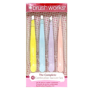 Brushworks The Complete HD Combination Tweezer Set