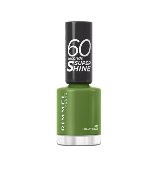 Image of Rimmel 60 Seconds Super Shine Nail Polish 880 Grassy Fields offer Rimmel 60 Seconds Super Shine Nail Polish 880 Grassy Fields