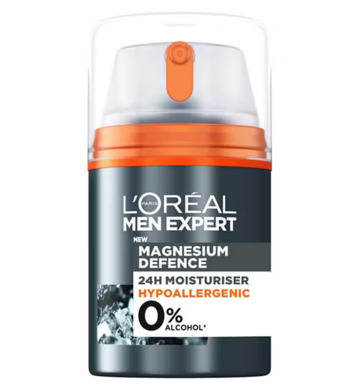 L'Oreal Men Expert Magnesium Defence Hypoallergenic 24H Moisturiser 50ml