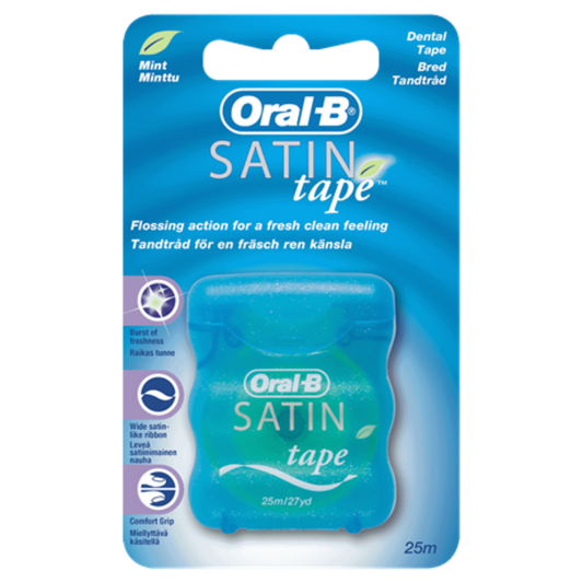 Oral B Satin Tape 25m Floss
