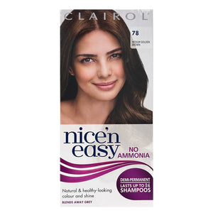 Clairol Nice'N Easy No Ammonia 78 Medium Golden Brown