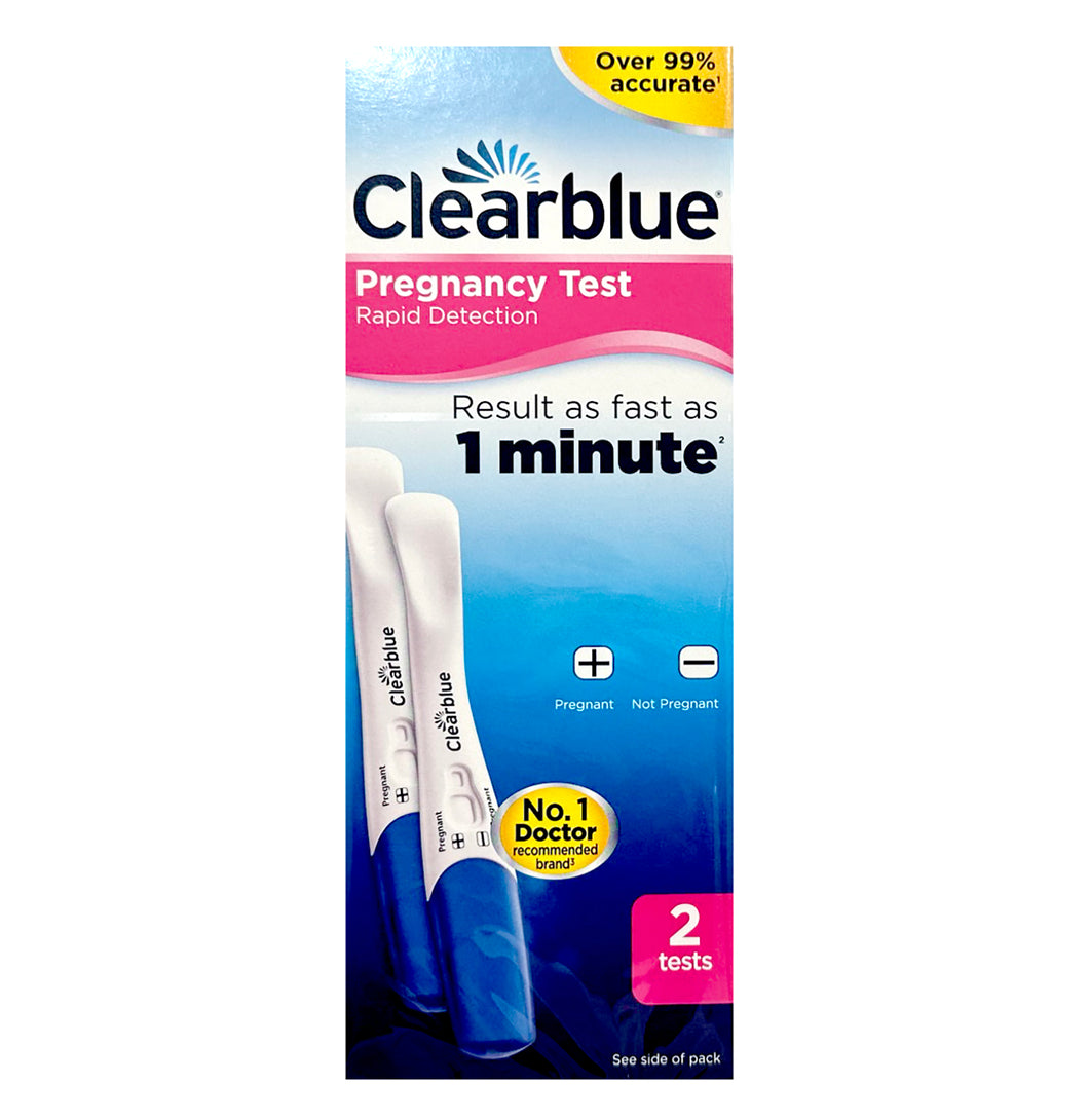 Clearblue Pregnancy Rapid Detection Test x2