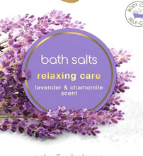 Load image into Gallery viewer, Dove Relaxing Care Bath Salts Lavender 900g
