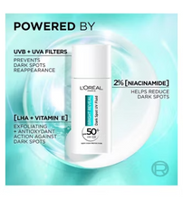Load image into Gallery viewer, Loreal Bright Reveal Dark Spot UV Fluid SPF 50+ Niacinamide 50ml
