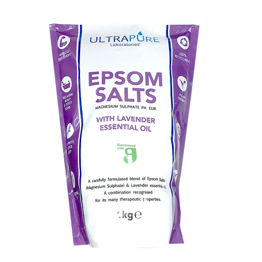 Ultrapure Epsom Salts & Lavender Essential Oil 1kg