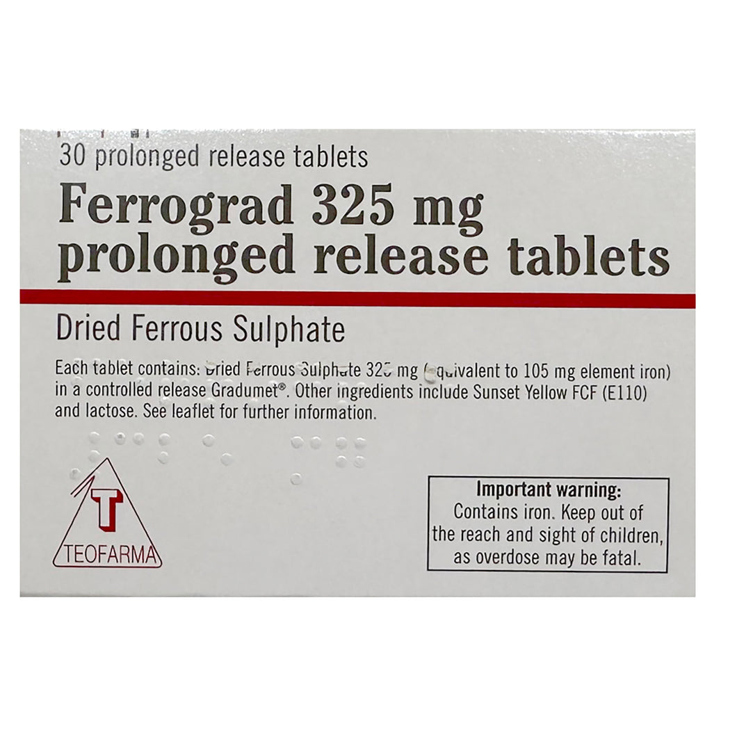 Ferrograd 325mg Prolonged Release Tablets