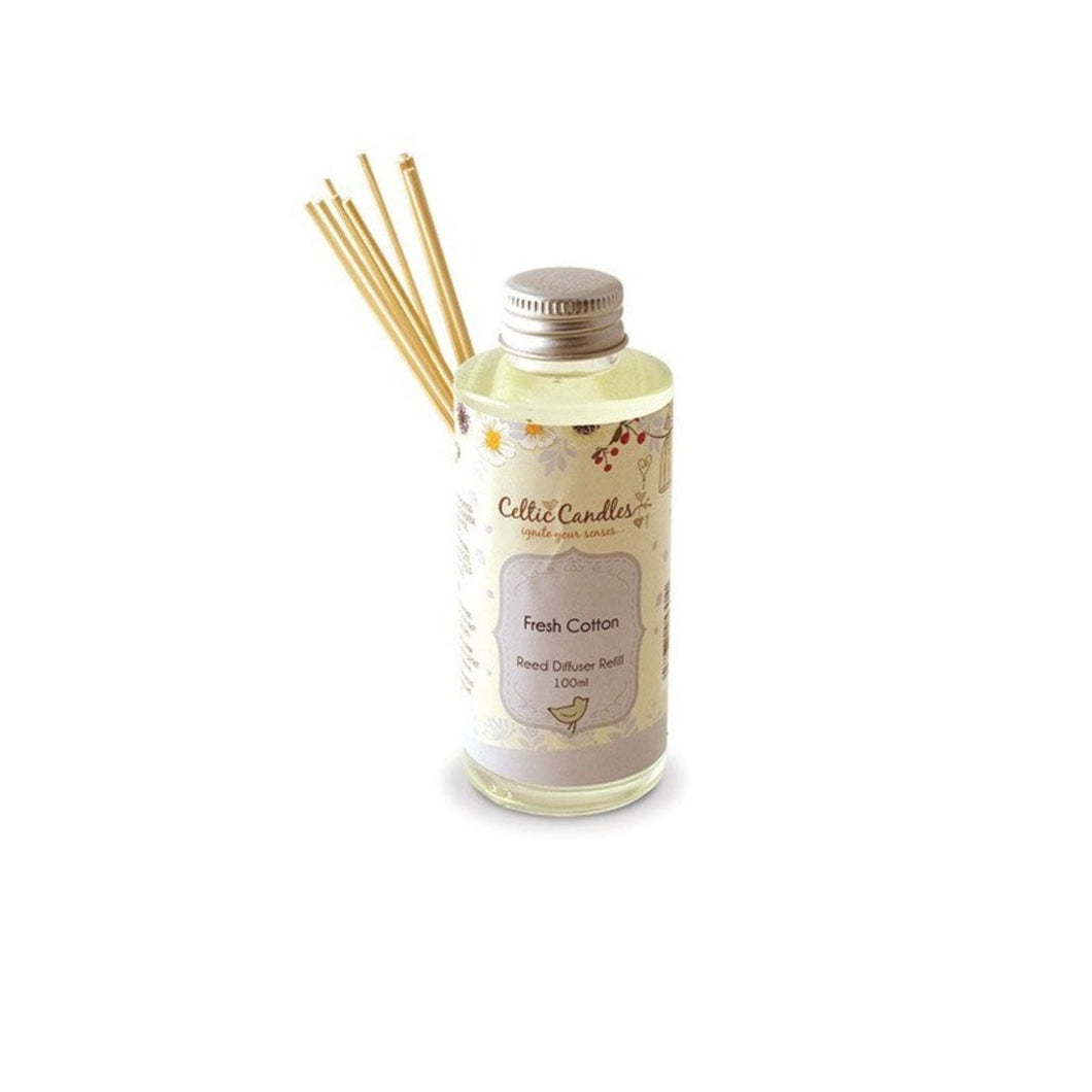 Celtic Candles Diffuser Refill 100ml Fresh Cotton