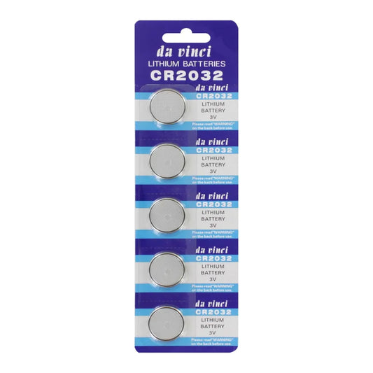 Da Vinci CR2032 Lithium Battery 5pk